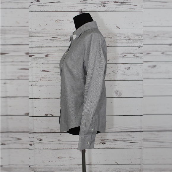 Talbots Petite Button Down Dress Shirt - Picture 4 of 7